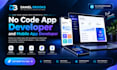 build bubble io no code app flutter glide adalo flutterflow mobile app developer