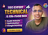 do on page and technical SEO, website audit and gsc indexing