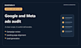 audit google ads and meta ads for lead generation
