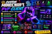 develop custom minecraft pvp client and launcher auto updater, with fps boost,