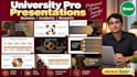 do university and academic presentations