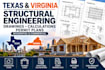 prepare texas and virginia structural drawings and permit plans