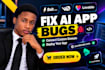 fix bolt new v0 dev lovable ai app bugs connect custom domain and deploy