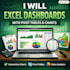 excel dashboards with pivot tables and charts