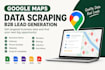do google map scraping, b2b leads generation, web scraper