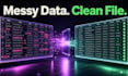 merge excel and csv files with vlookup matching and fill missing data
