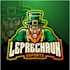 design creative luxury leprechaun logo