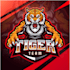 create modern unique tiger logo