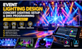 event lighting design concert lighting setup and dmx programming lightkey qlc