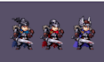 create pixel animation game art sprite sheet character 2d game assest