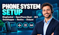 set up ringcentral, openphone quo, 3cx, grasshopper, nextiva and dialpad