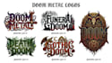 do symphonic black melodic black gothic metal dark logo