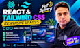 l fix responsive design and ui issues in react tailwind