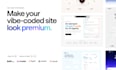 redesign your vibe coded website to look premium in figma
