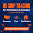 do accurate US skip tracing for real estate wholesalers