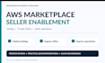 support your AWS marketplace registration, private offers and operations