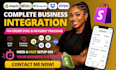 integrate shopify zoho quickbook dropbox stripe for order sync payment tracking