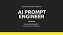 create custom chatgpt prompts and do ai prompt engineering
