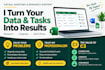 do web research, data entry and spreadsheet cleanup