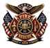 create an impressive firefighter logo in high definition
