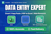 do accurate data entry, excel data entry, copy paste, web research