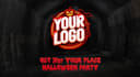 create this halloween video with your logo and text