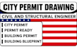 do city permit drawing as an architect in ohio, tx, nc