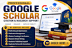 boost google scholar citations and publish research articles