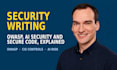 write cybersecurity articles on owasp, ai security and secure development