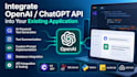 integrate openai chatgpt API into your application