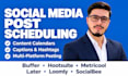 schedule social media posts using buffer metricool hootsuite later loomly