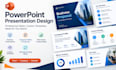 do design powerpoint presentations, professional slides and custom templates