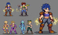 do pixel art animation pixel character sprite sheet pixel game asset game art