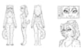 draw furry art, fursona, furry ref sheet,