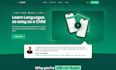 design  squarespace language website esl lessons website translation website