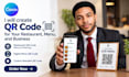 design restaurant qr code digital menu qr code and custom qr code generator