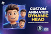 do validated animated roblox dynamic head, custom head, head