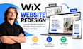 redesign your wix website with a modern responsive layout