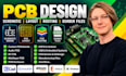 do pcb design, pcb layout, routing and gerber files