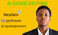 create online course video course elearning video with synthesia heygen keygen