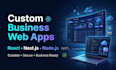 develop custom web applications with react and nodejs