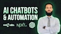 develop a custom multi channel ai chatbot with openai, nextjs, and n8n