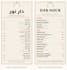 design your restaurant menu in native arabic and french, plus posts