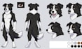 furry sheet reference sheet anthro character fursona ref sheet character design