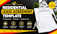 draft a residential lease agreement template