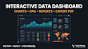 build interactive business analytics dashboard with real time data visualization