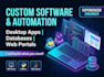 build custom applications, dashboards, databases etc