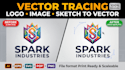 convert image or low resolution logo to high quality vector