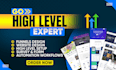 build ghl funnel, setup website, create ghl automations, CRM
