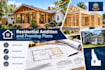 create idaho residential addition and framing plans